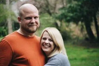 Pastor Toby Logsdon with his wife, Kristina